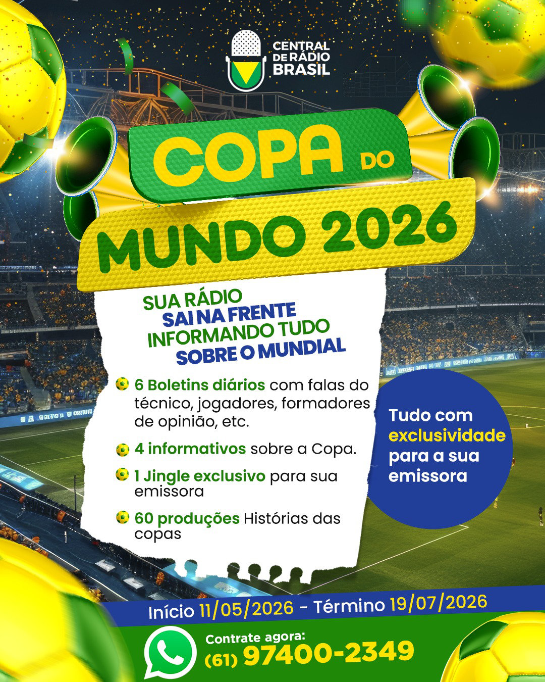Copa do Mundo 2026 - Central de Rádio Brasil